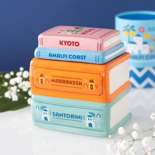 Travel Book Stack Wax Warmer