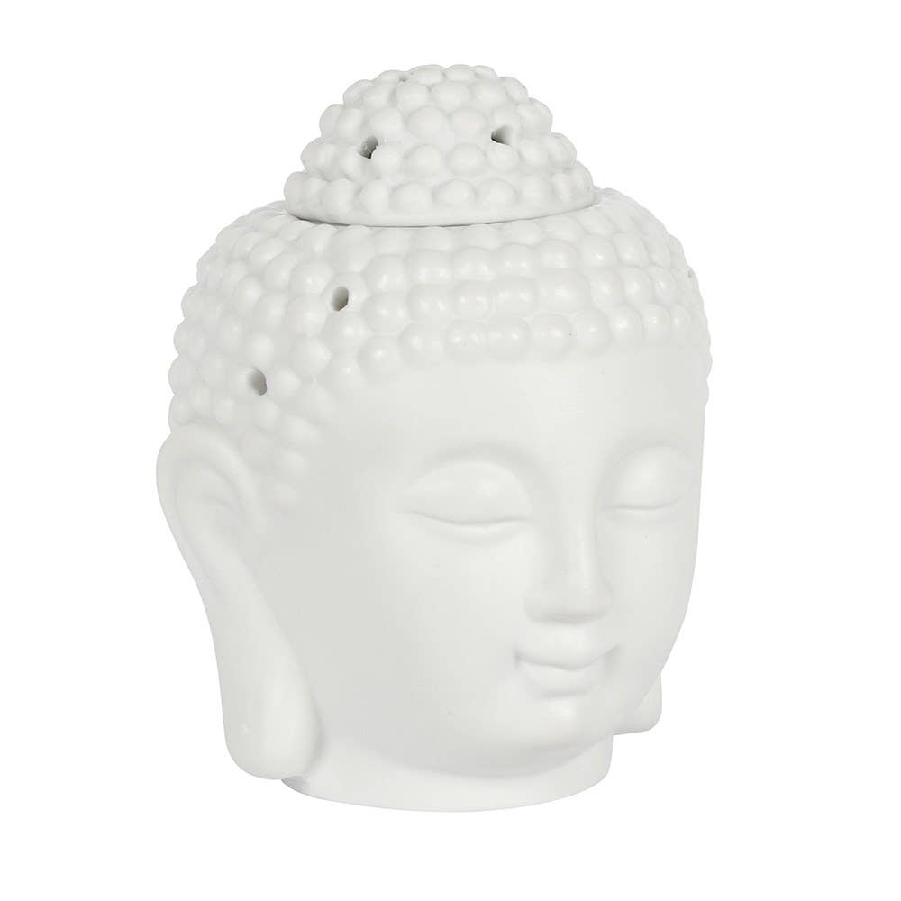 ✨ White Buddha Wax Warmer – Minimalist Serenity