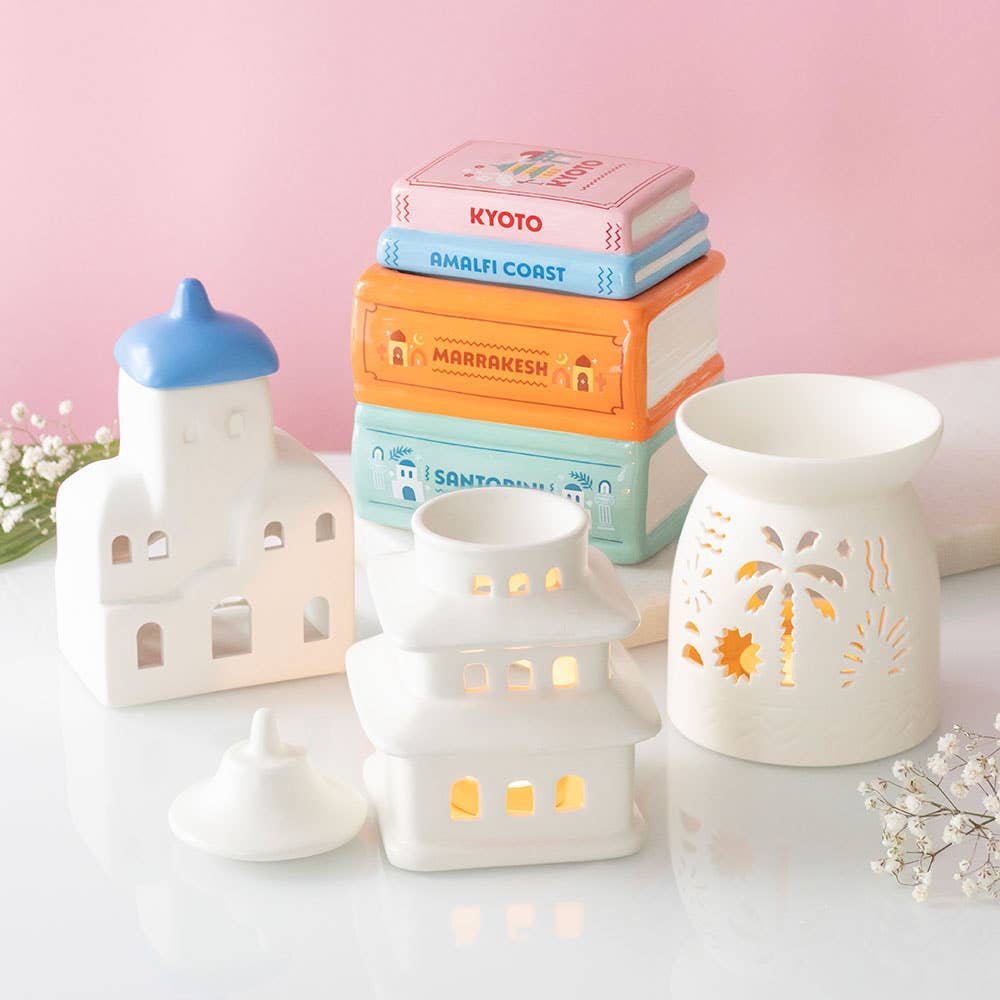 Travel Book Stack Wax Warmer