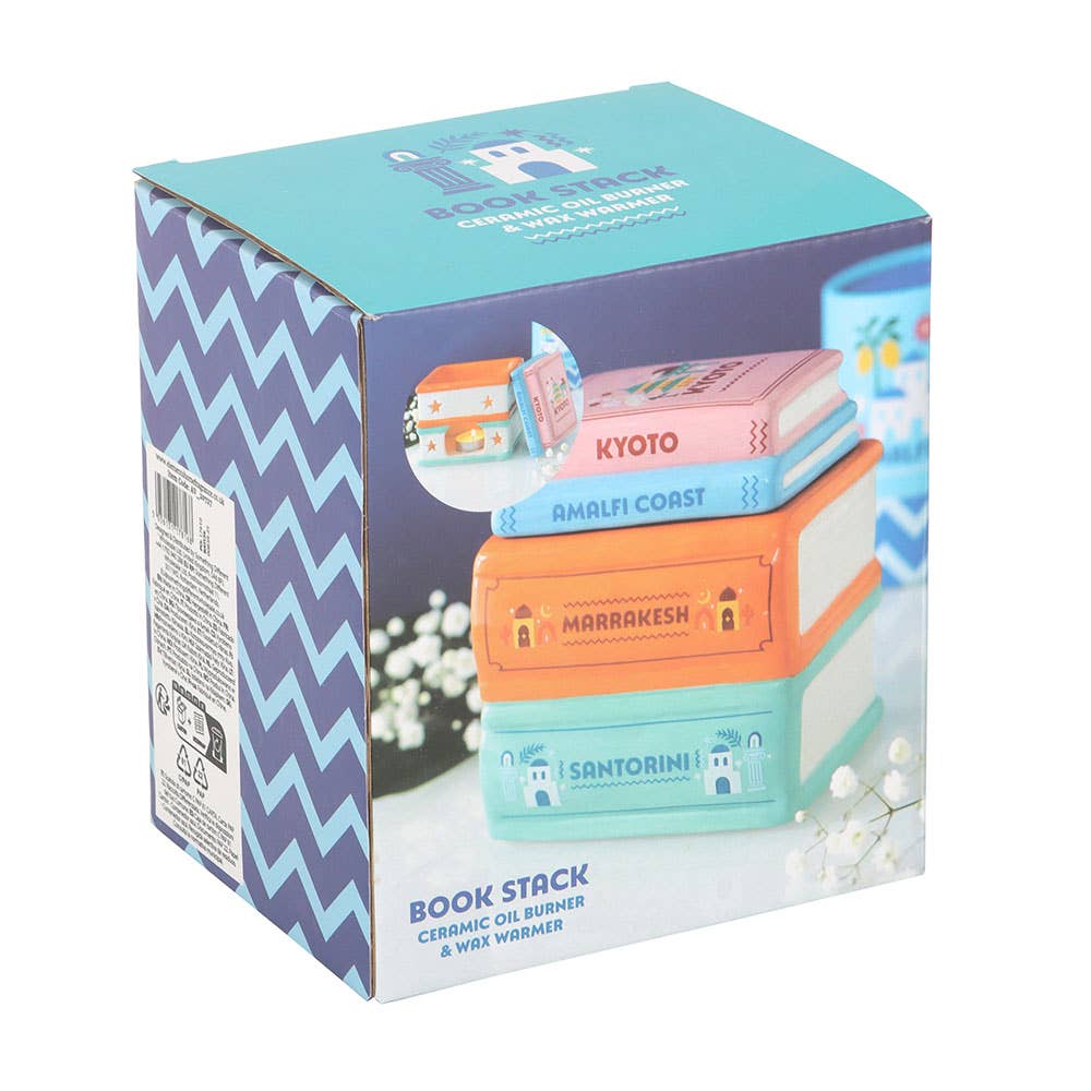 Travel Book Stack Wax Warmer