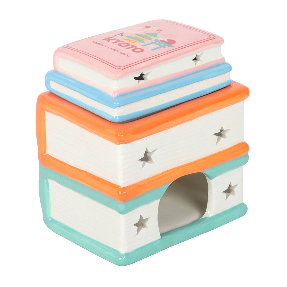 Travel Book Stack Wax Warmer